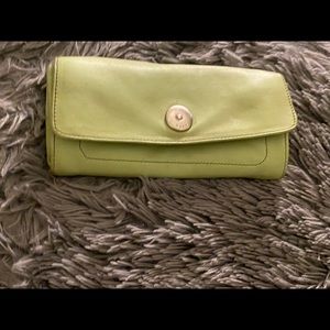 Hype lime green wallet. Leather is so soft.